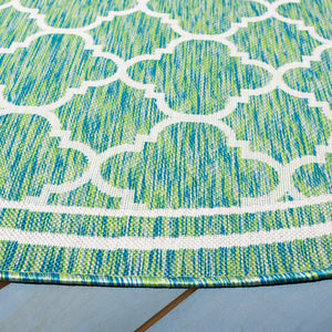 Safavieh Courtyard 8918 PowerLoomed 85.4% Polypropylene/10.4% Polyester/4.2% Latex Indoor/Outdoor Rug CY8918-55721-9