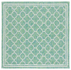 Safavieh Courtyard 8918 PowerLoomed 85.4% Polypropylene/10.4% Polyester/4.2% Latex Indoor/Outdoor Rug CY8918-55721-9