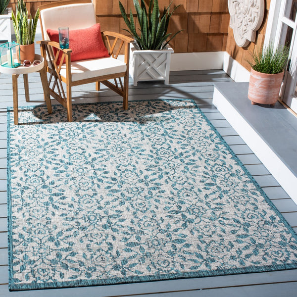 Safavieh Courtyard 8000 Power Loomed 85.4% Polypropylene/10.4% Polyester/4.2% Latex Indoor/Outdoor Rug CY8955-37212-9