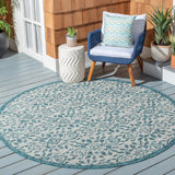 Safavieh Courtyard 8000 Power Loomed 85.4% Polypropylene/10.4% Polyester/4.2% Latex Indoor/Outdoor Rug CY8955-37212-9