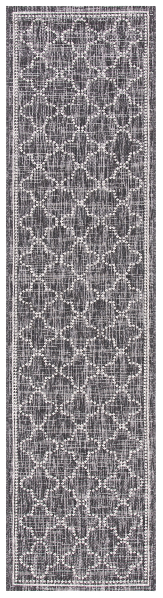 Courtyard 8000 Indoor/Outdoor Power Loomed 85.4% Polypropylene - 10.4% Polyester - 4.2% Latex Rug in Red, Ivory 8ft x 10ft