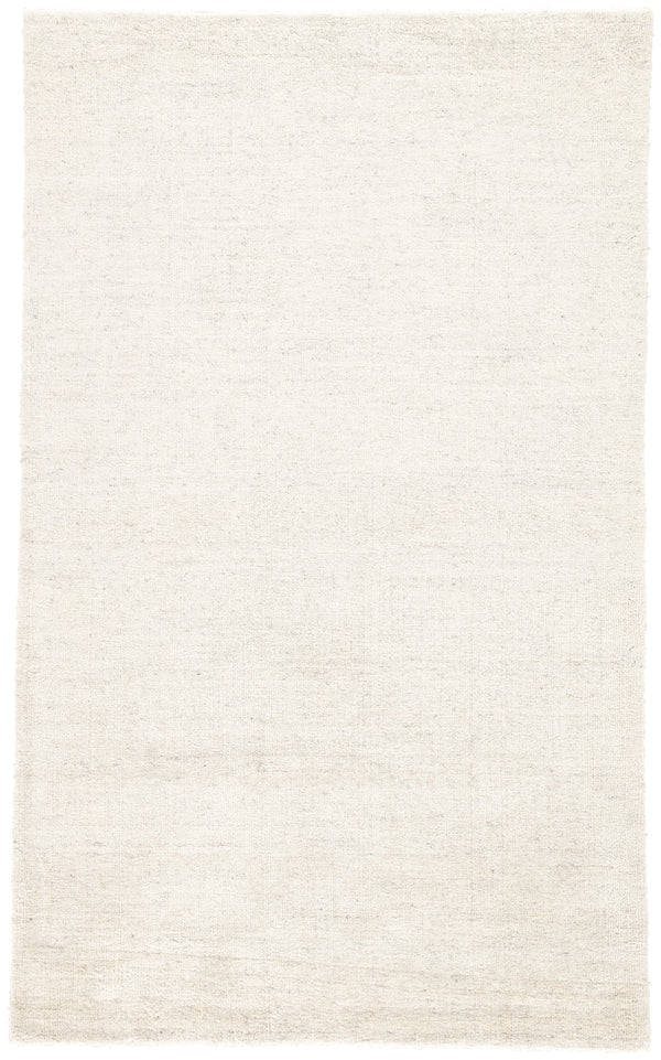 Jaipur Living Beecher Handmade Solid Ivory/ Gray Area Rug (9'X13')