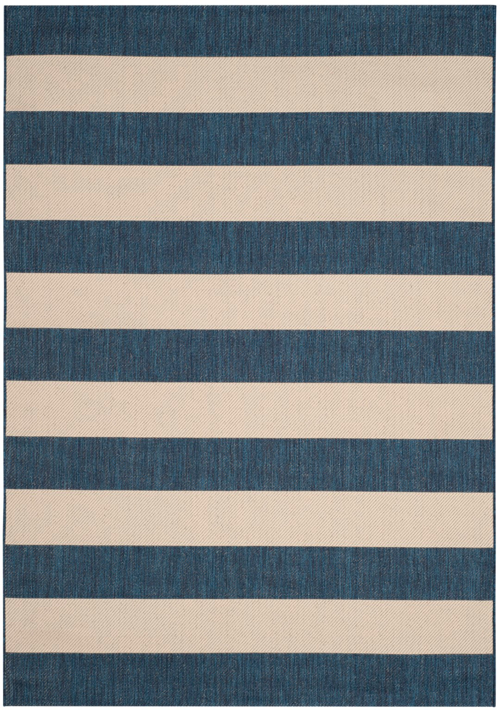 Safavieh Miami Stripe Power Loomed 85.4% Polypropylene/10.4% Polyester/4.2% Latex Outdoor Rug CYB6600-268-5