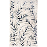 Trans-Ocean Liora Manne Canyon Vines Casual Indoor/Outdoor Power Loomed 87% Polypropylene/13% Polyester Rug Ivory 7'8" x 9'10"