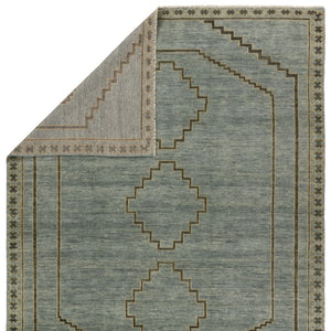 Jaipur Living Cyprus Paphos CYP01 Hand Knotted Handmade Indoor Persian Knot 3/25 Southwestern Rug Blue 10' x 14'