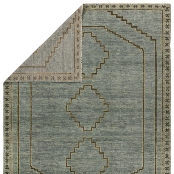 Jaipur Living Cyprus Paphos CYP01 Hand Knotted Handmade Indoor Persian Knot 3/25 Southwestern Rug Blue 10' x 14'