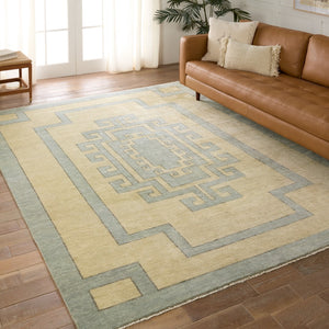 Jaipur Living Cyprus Nicosia CYP02 Hand Knotted Handmade Indoor Persian Knot 3/25 Southwestern Rug Cream 10' x 14'