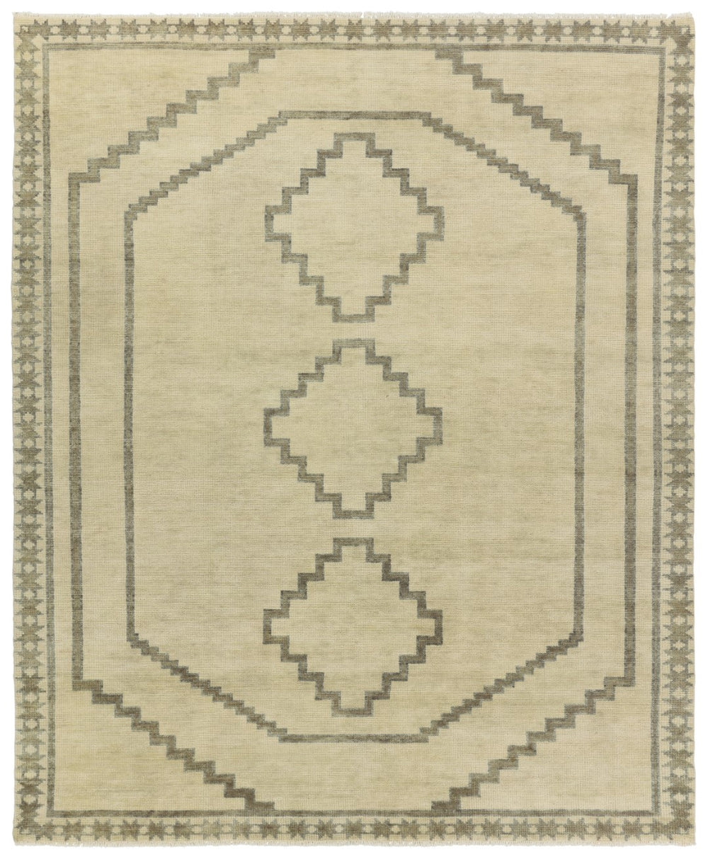 Jaipur Living Cyprus Paphos CYP03 Hand Knotted Handmade Indoor Persian Knot 3/25 Southwestern Rug Green 10' x 14'