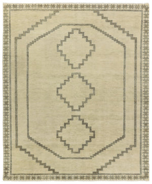 Jaipur Living Cyprus Paphos CYP03 Hand Knotted Handmade Indoor Persian Knot 3/25 Southwestern Rug Green 10' x 14'