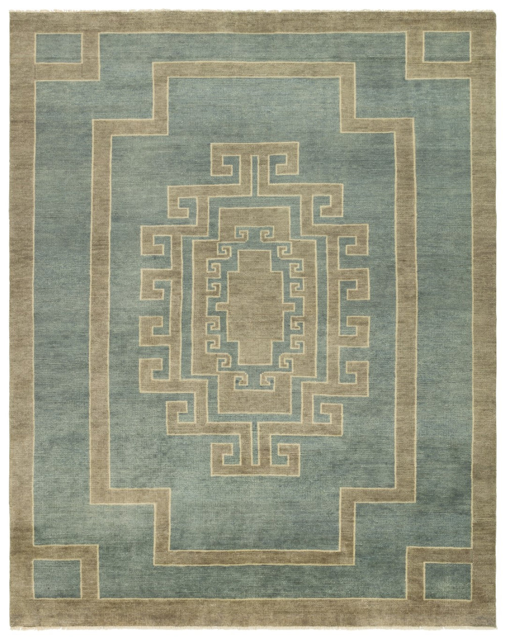 Jaipur Living Cyprus Kyrenia CYP05 Hand Knotted Handmade Indoor Persian Knot 3/25 Southwestern Rug Blue 10' x 14'