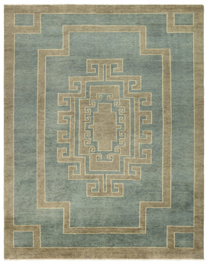 Jaipur Living Cyprus Kyrenia CYP05 Hand Knotted Handmade Indoor Persian Knot 3/25 Southwestern Rug Blue 10' x 14'
