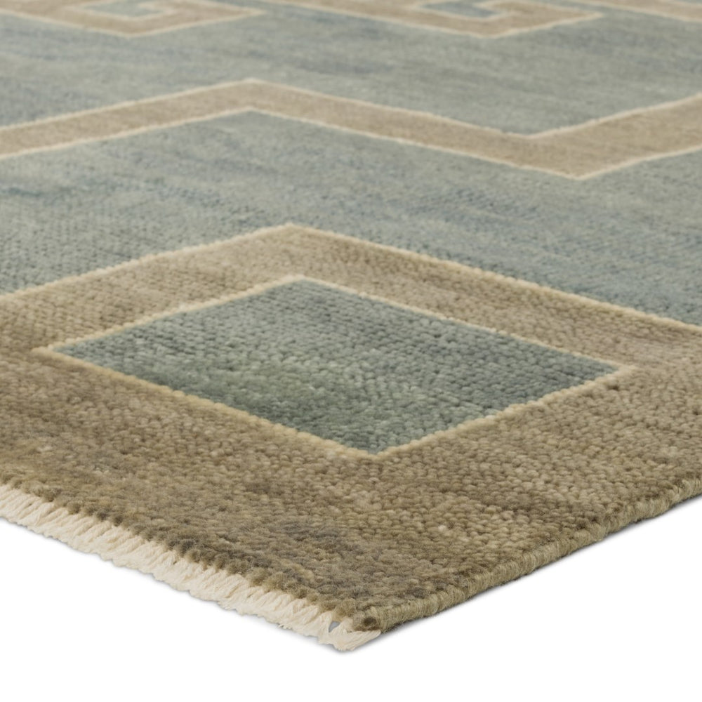 Jaipur Living Cyprus Kyrenia CYP05 Hand Knotted Handmade Indoor Persian Knot 3/25 Southwestern Rug Blue 10' x 14'