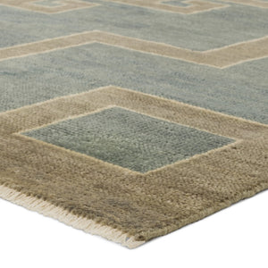 Jaipur Living Cyprus Kyrenia CYP05 Hand Knotted Handmade Indoor Persian Knot 3/25 Southwestern Rug Blue 10' x 14'