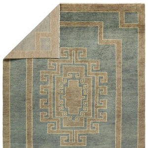 Jaipur Living Cyprus Kyrenia CYP05 Hand Knotted Handmade Indoor Persian Knot 3/25 Southwestern Rug Blue 10' x 14'