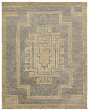 Jaipur Living Cyprus Kyrenia CYP06 Hand Knotted Handmade Indoor Persian Knot 3/25 Southwestern Rug Gray 10' x 14'