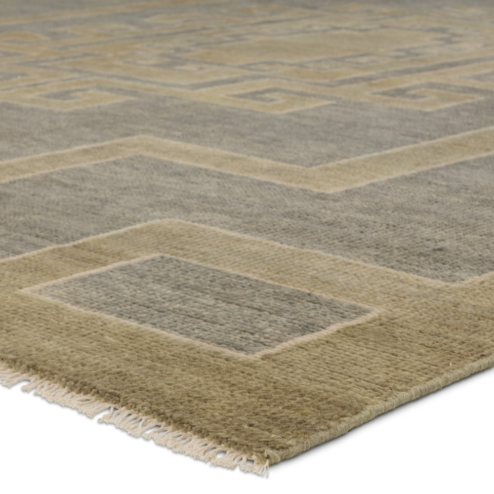 Jaipur Living Cyprus Kyrenia CYP06 Hand Knotted Handmade Indoor Persian Knot 3/25 Southwestern Rug Gray 10' x 14'