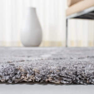 Safavieh Cyrus Shag 114 Power Loomed Polpropylene + Polyester Shrink Shag & Flokati Rug CYR114G-9