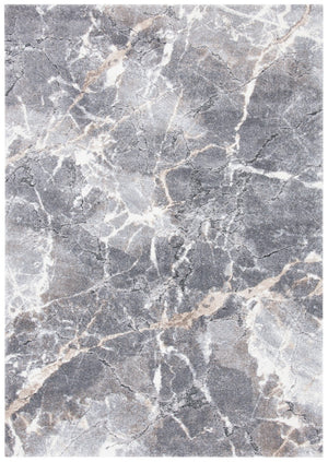 Safavieh Cyrus Shag 114 Power Loomed Polpropylene + Polyester Shrink Shag & Flokati Rug CYR114G-5