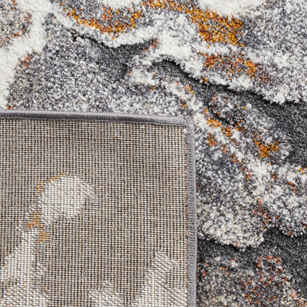 Safavieh Cyrus Shag 121 Power Loomed Polpropylene + Polyester Shrink Rug CYR121H-5