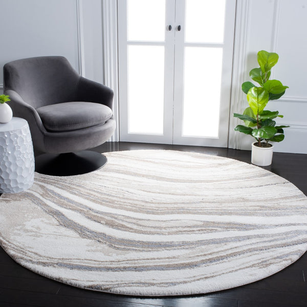 Safavieh Cyrus Shag 130 Power Loomed Polpropylene + Polyester Shrink Shag & Flokati Rug CYR130A-9
