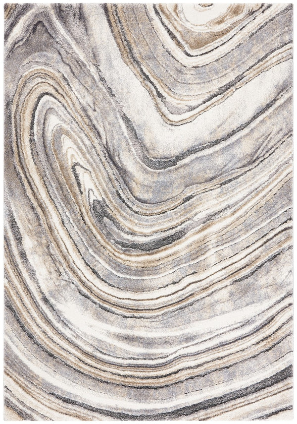 Safavieh Cyrus Shag 132 Power Loomed Polpropylene + Polyester Shrink Shag & Flokati Rug CYR132A-5