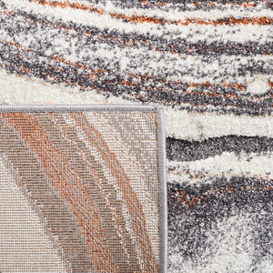 Safavieh Cyrus Shag 134 Power Loomed Polpropylene + Polyester Shrink Rug CYR134F-5