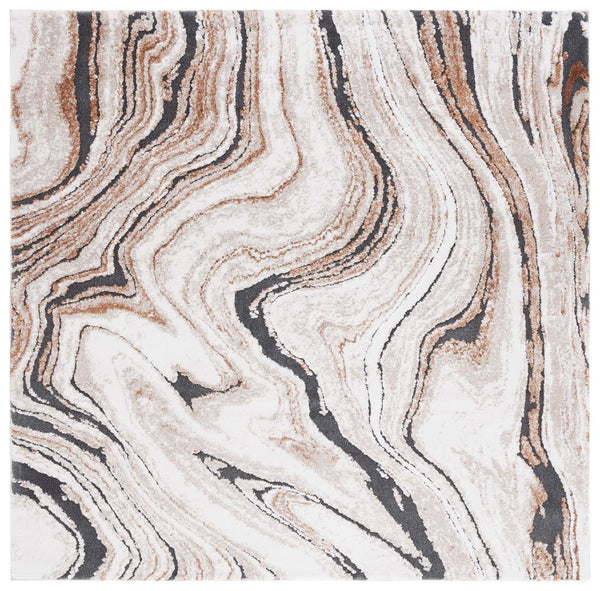 Safavieh Cyrus Shag 136 Power Loomed Polpropylene + Polyester Shrink Rug CYR136A-7SQ