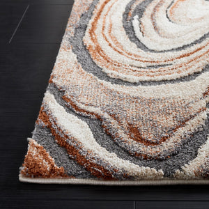Safavieh Cyrus Shag 138 Power Loomed Polpropylene + Polyester Shrink Rug CYR138A-5