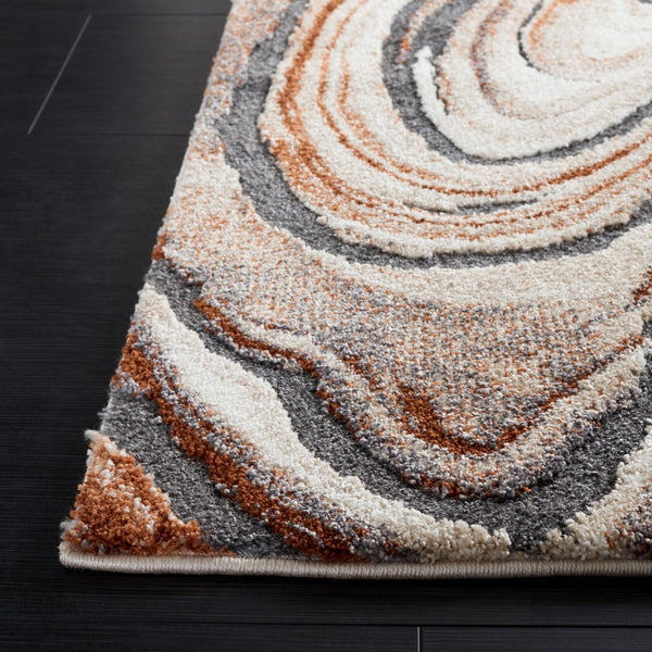 Safavieh Cyrus Shag 138 Power Loomed Polpropylene + Polyester Shrink Rug CYR138A-5