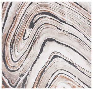 Safavieh Cyrus Shag 138 Power Loomed Polpropylene + Polyester Shrink Rug CYR138A-7SQ