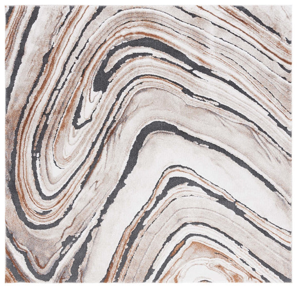 Safavieh Cyrus Shag 138 Power Loomed Polpropylene + Polyester Shrink Rug CYR138A-7SQ