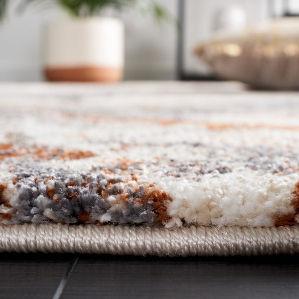 Safavieh Cyrus Shag 140 Power Loomed Polpropylene + Polyester Shrink Rug CYR140F-5