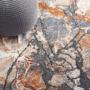 Safavieh Cyrus Shag 140 Power Loomed Polpropylene + Polyester Shrink Rug CYR140F-5