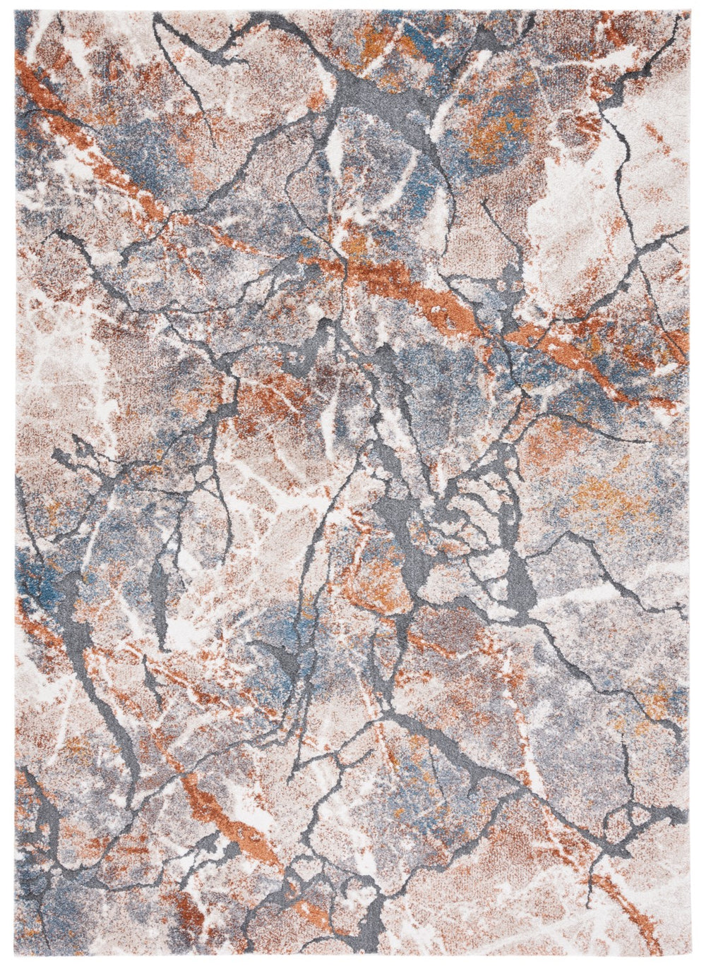 Safavieh Cyrus Shag 140 Power Loomed Polpropylene + Polyester Shrink Rug CYR140F-9