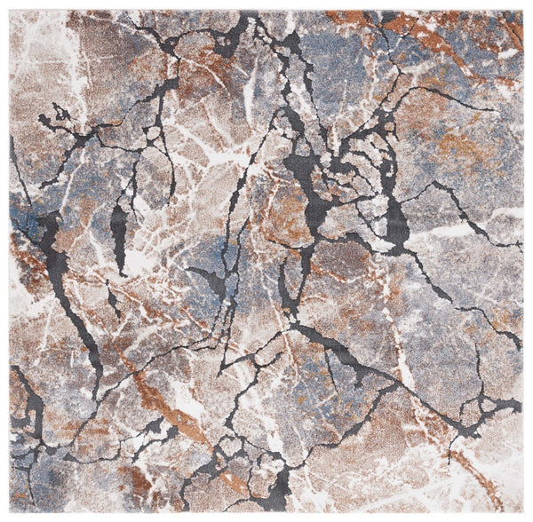 Safavieh Cyrus Shag 140 Power Loomed Polpropylene + Polyester Shrink Rug CYR140F-7SQ