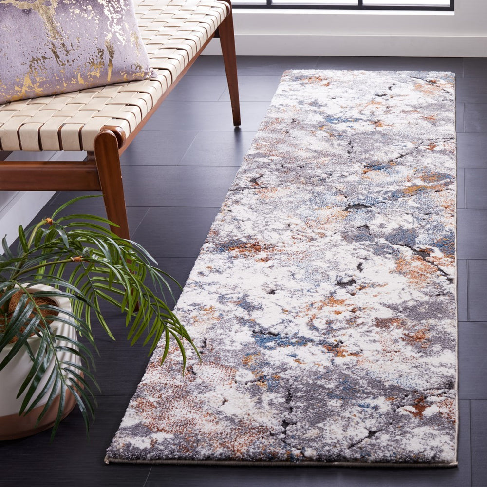 Safavieh Cyrus Shag 142 Power Loomed Polpropylene + Polyester Shrink Rug CYR142F-28