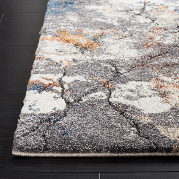 Safavieh Cyrus Shag 142 Power Loomed Polpropylene + Polyester Shrink Rug CYR142F-5