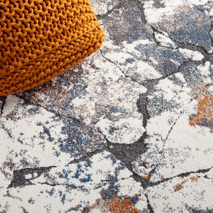 Safavieh Cyrus Shag 142 Power Loomed Polpropylene + Polyester Shrink Rug CYR142F-5