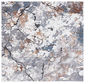 Safavieh Cyrus Shag 142 Power Loomed Polpropylene + Polyester Shrink Rug CYR142F-7SQ