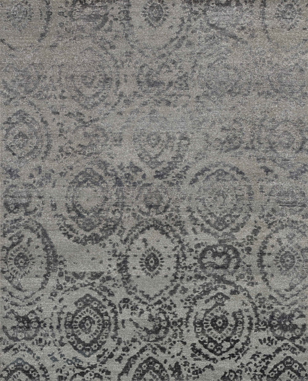 Loloi Cyrus CU-01 100% Viscose From Bamboo Hand Knotted Transitional Rug CYRUCU-01GYIN86B6