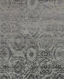 Cyrus CU-01 100% Viscose From Bamboo Hand Knotted Transitional Rug