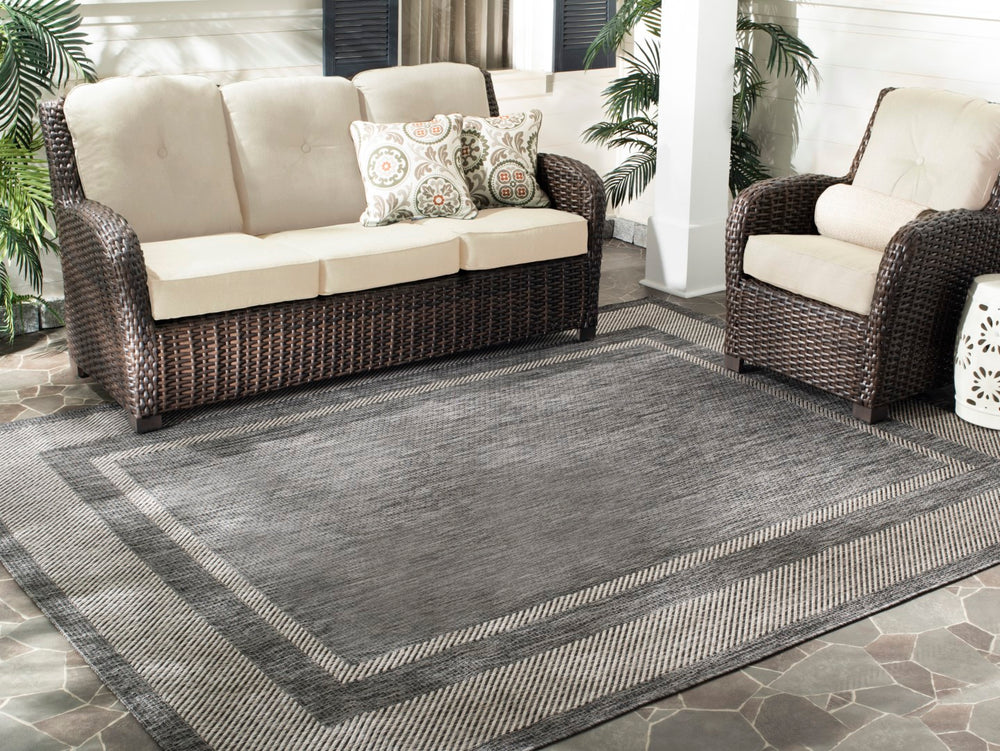 Safavieh Cys2021 Power Loomed 85.4% Polypropylene/10.4% Polyester/4.2% Latex Outdoor Rug CYS8477-366-5176