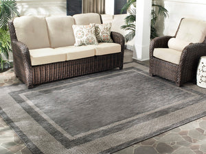 Safavieh Cys2021 Power Loomed 85.4% Polypropylene/10.4% Polyester/4.2% Latex Outdoor Rug CYS8477-366-5176