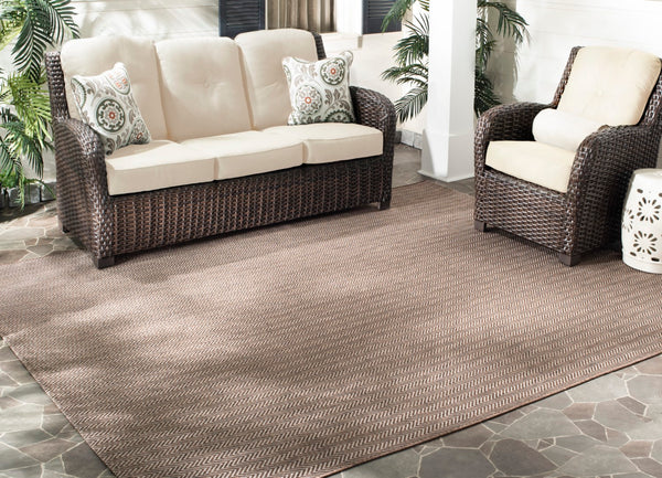 Safavieh Cys2020 Power Loomed 85.4% Polypropylene/10.4% Polyester/4.2% Latex Outdoor Rug CYS8522-363-8