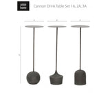 Cannon Drink Table Set 1A, 2A, 3A
