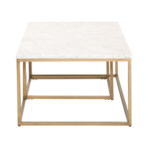 Essentials for Living Traditions Carrera Nesting Coffee Table 6100.BGLD/WHT