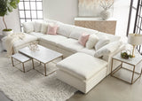 Essentials for Living Traditions Carrera Nesting Coffee Table 6100.BGLD/WHT
