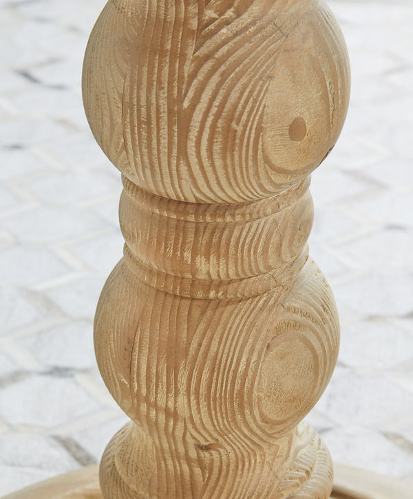 Essentials for Living Bella Antique Chelsea 36" Round Dining Table 8043.SGRY-PNE