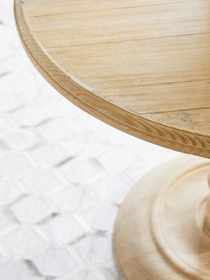 Essentials for Living Bella Antique Chelsea 36" Round Dining Table 8043.SGRY-PNE