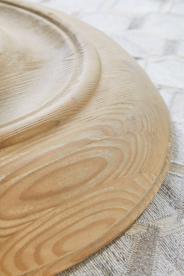 Essentials for Living Bella Antique Chelsea 42" Round Dining Table 8043-L.SGRY-PNE